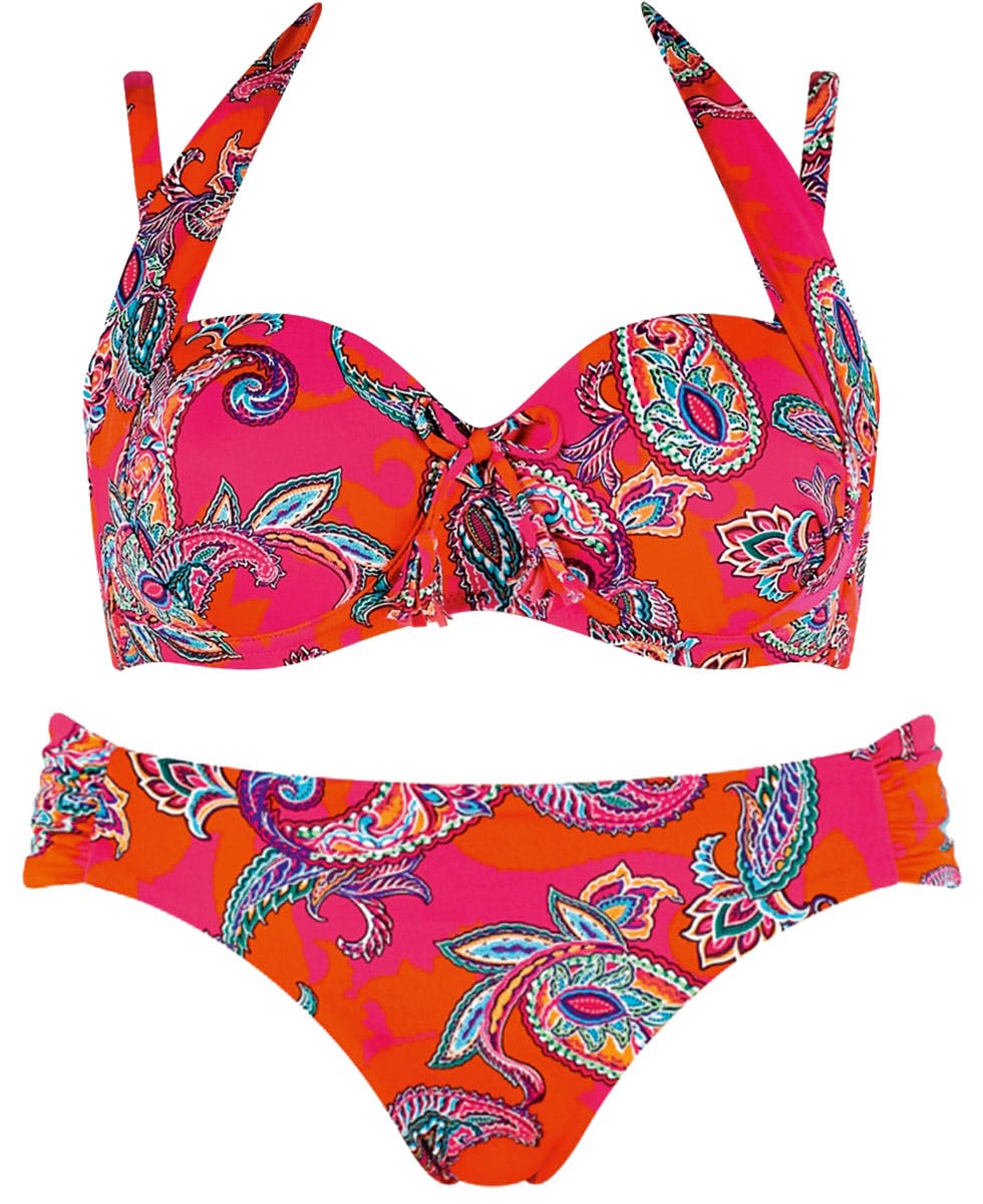 Bikini med halterneck: